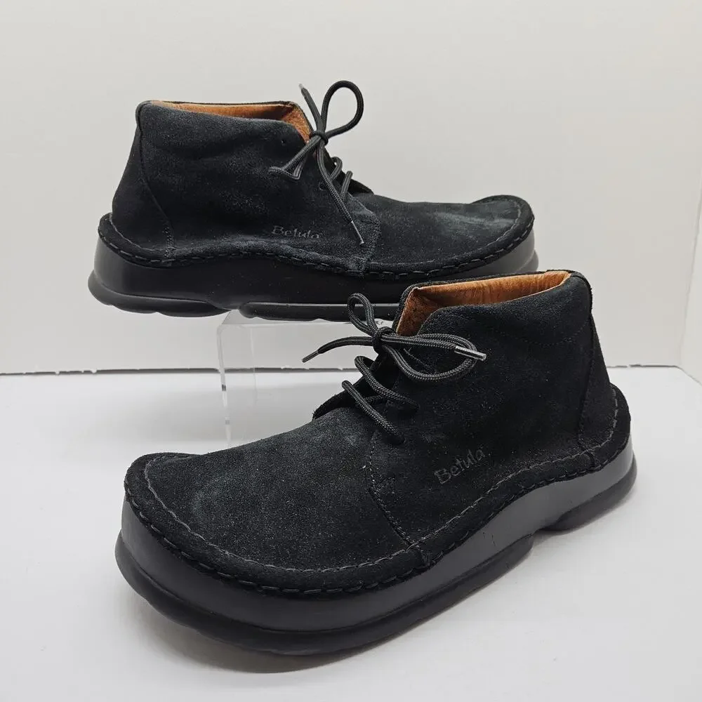 Betula Berkenstock Suede Leather Lace Up Boots Eur 40 US L9/M7 New
